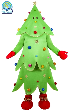 ALBERO DI NATALE DECORATO CON PALLINE MASCOTTE